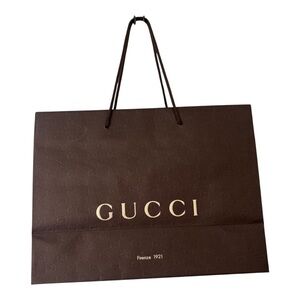 *Authentic* Gucci Brown Shopping Bag with gg monogram